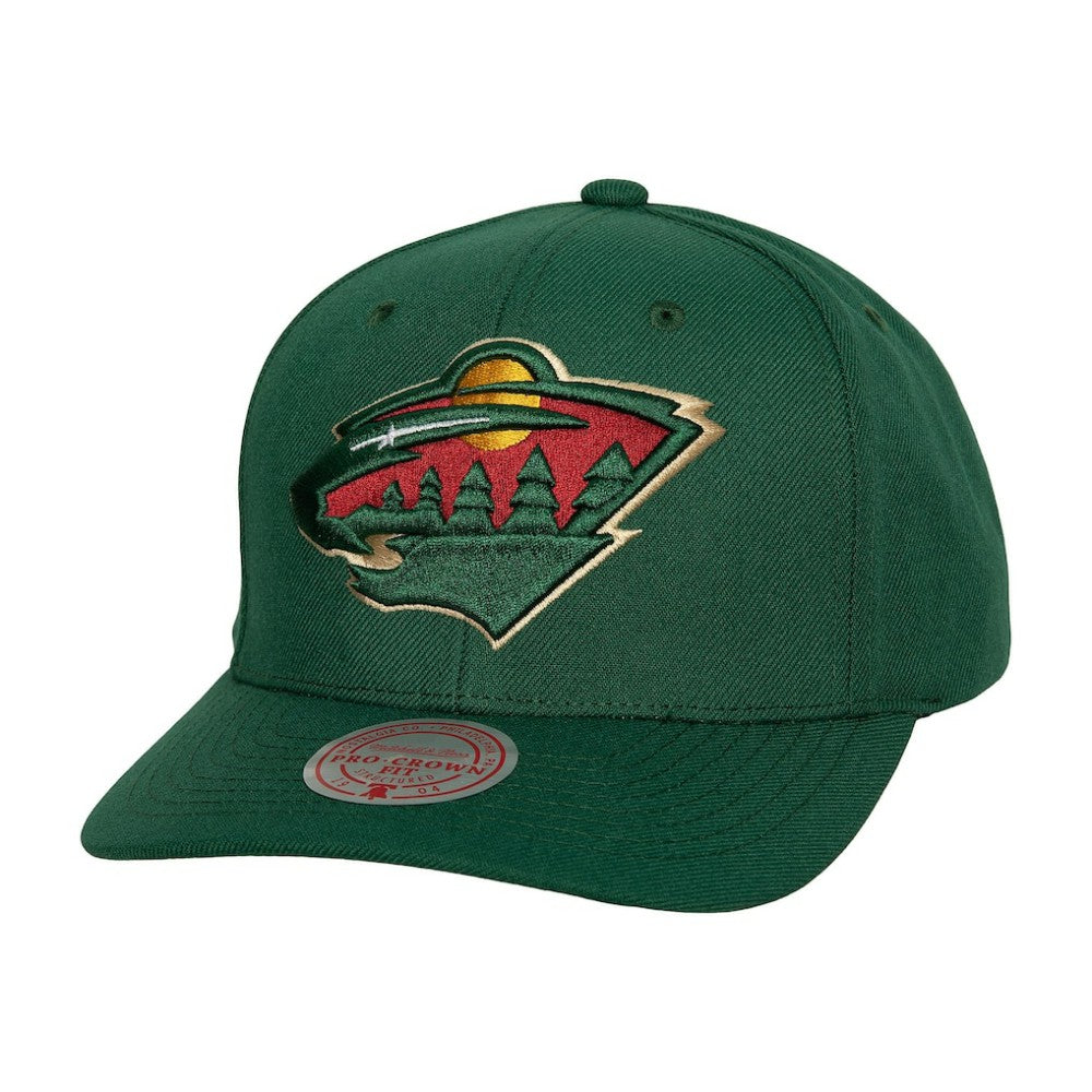 Minnesota Wild Mitchell & Ness Core Team Ground Pro Adjustable Hat