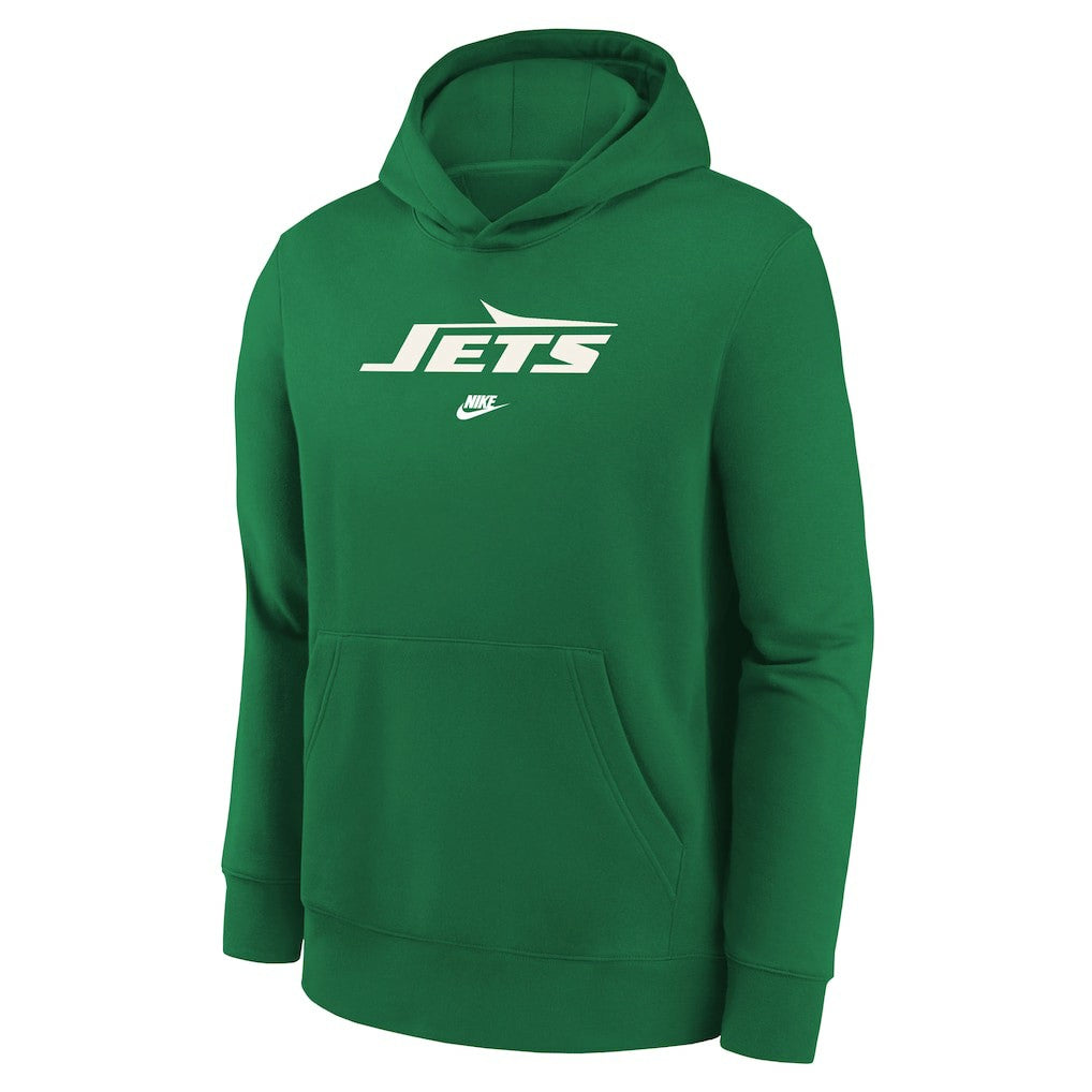 NFL New York Jets Youth Rewind Club Fleece Pullover Hoodie