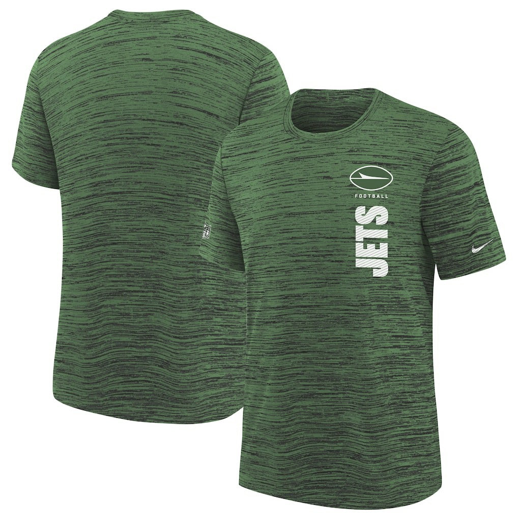 NFL New York Jets Youth Sideline Velocity Performance T-Shirt