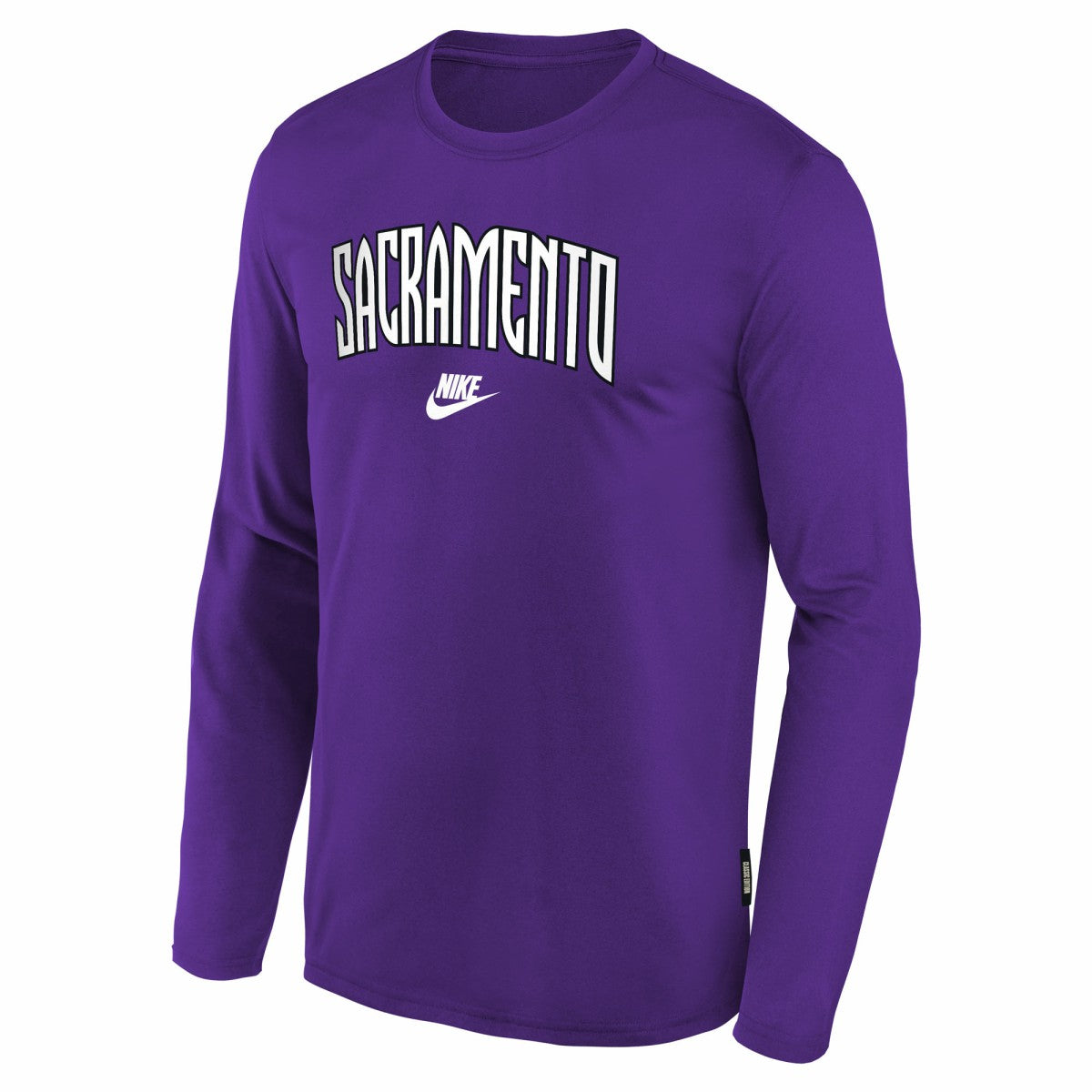 Sacramento Kings Youth Hardwood Classics Long Sleeve T-Shirt - Purple | Nike on sale