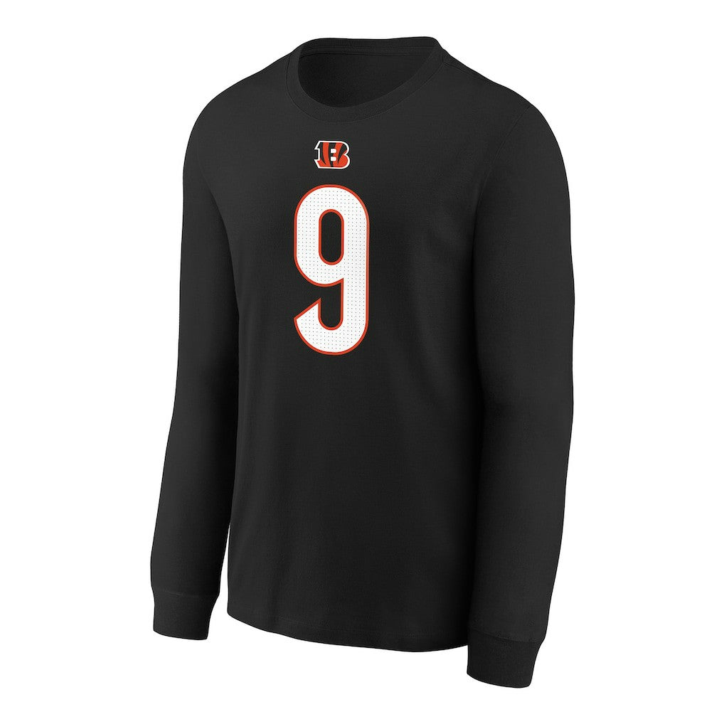 NFL Cincinnati Bengals Joe Burrow  Youth Player Name & Number Long Sleeve T-Shirt