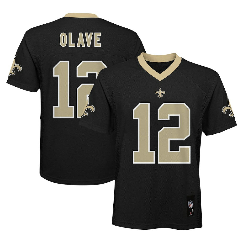 NFL New Orleans Saints Chris Olave  Youth Replica Player Jersey