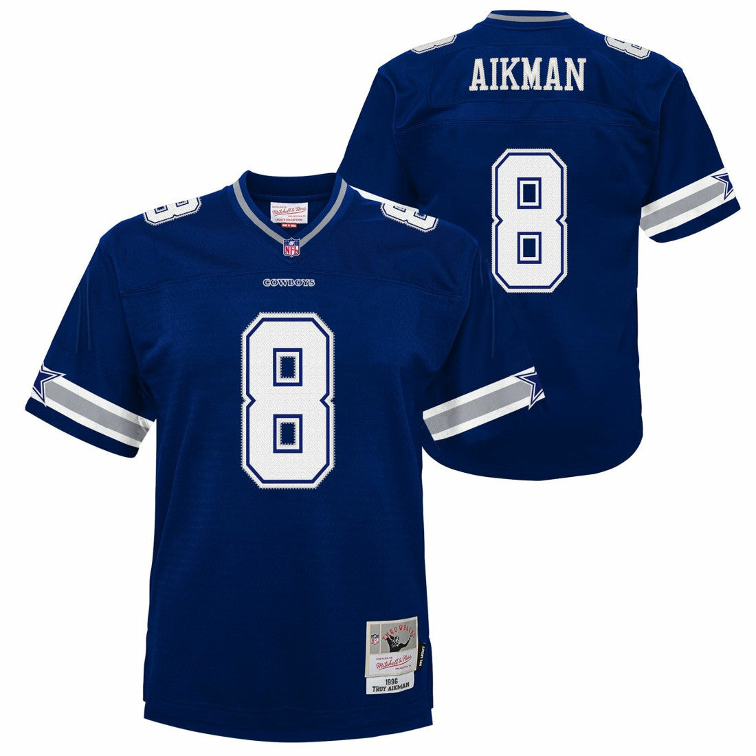 NFL Dallas Cowboys Troy Aikman  Youth 1996 Legacy Jersey