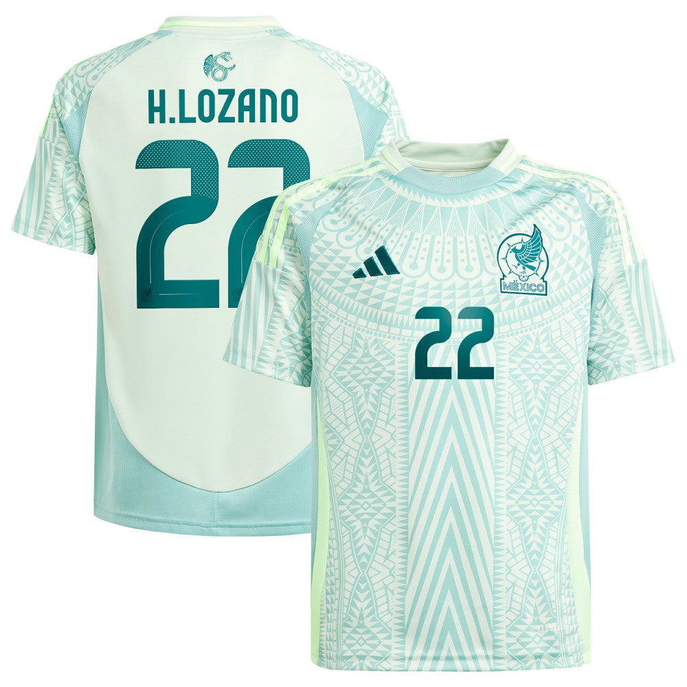 Hirving Lozano Mexico National Team Youth 2024 Away Replica Player Jersey / Soccer Sale