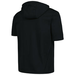 Cincinnati Reds Levelwear Recruit Short Sleeve Full-Zip Hoodie - Black
