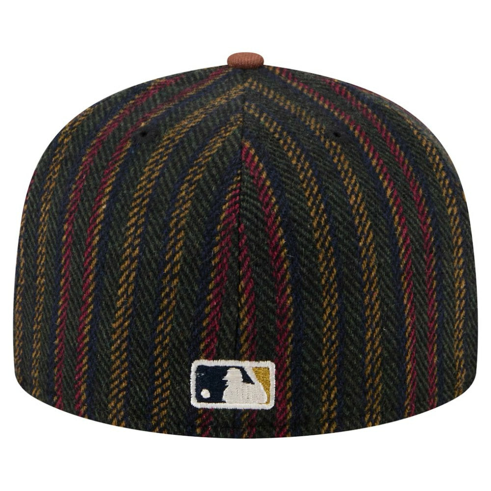 Chicago White Sox Vintage Herringbone 59FIFTY Fitted Hat - Brown | New Era