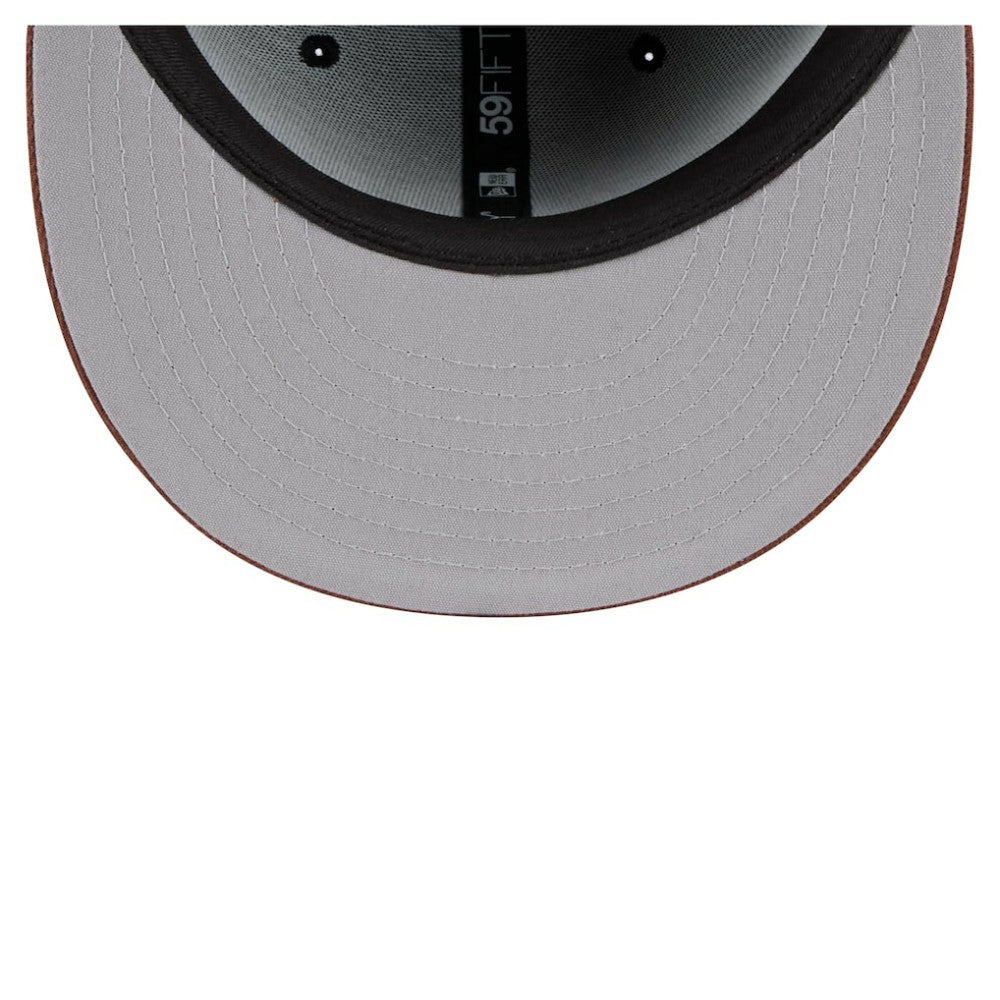 Chicago White Sox Vintage Herringbone 59FIFTY Fitted Hat - Brown | New Era