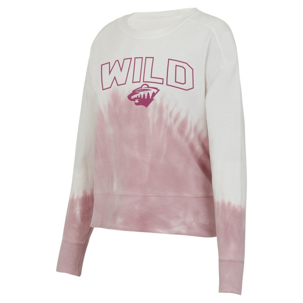 Minnesota Wild Concepts Sport Women's Orchard Tie-Dye Long Sleeve Top