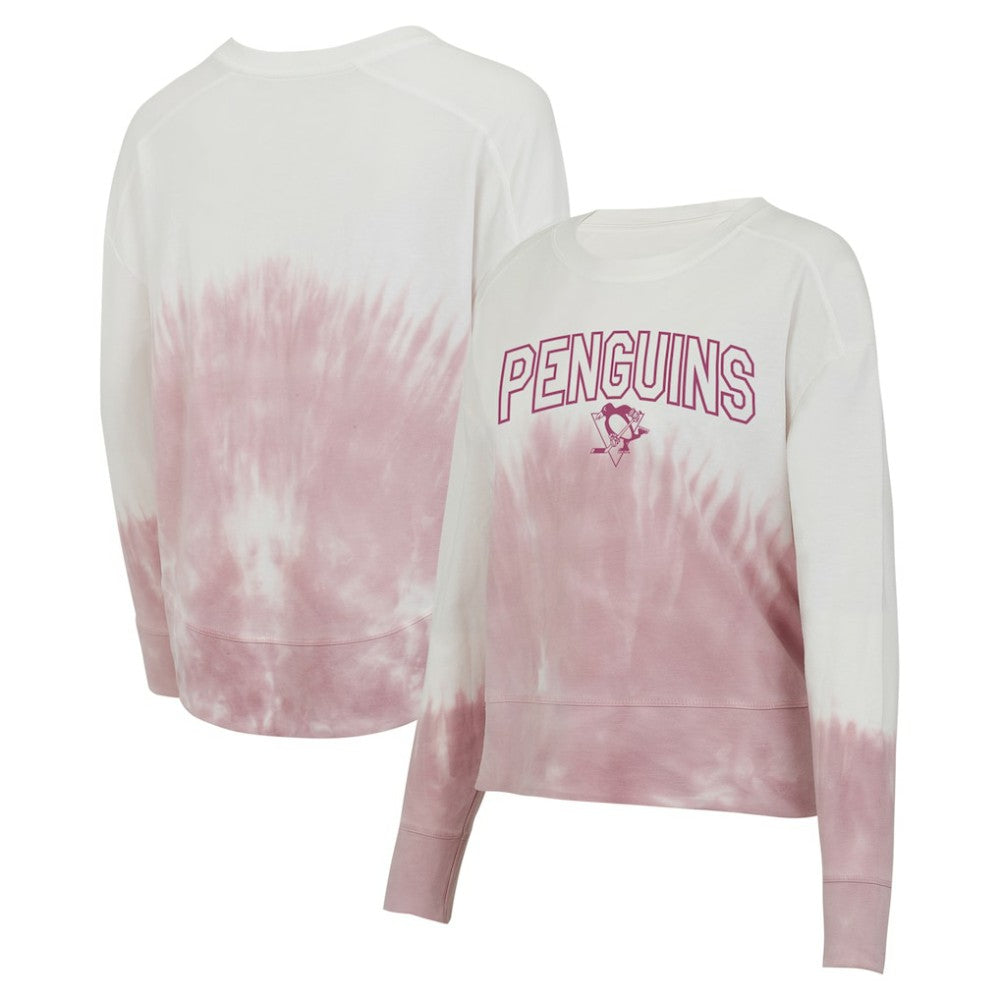 Pittsburgh Penguins Concepts Sport Women's Orchard Tie-Dye Long Sleeve Top