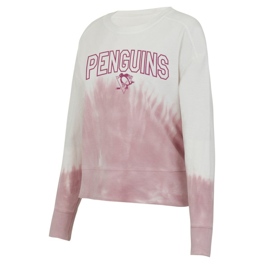 Pittsburgh Penguins Concepts Sport Women's Orchard Tie-Dye Long Sleeve Top