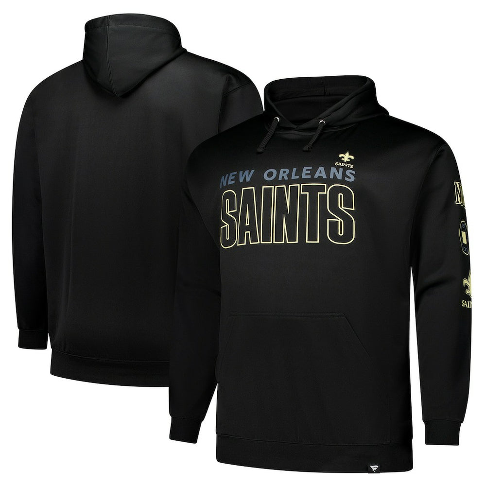 NFL New Orleans Saints Big & Tall Fleece Pullover Hoodie