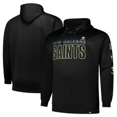 NFL New Orleans Saints Big & Tall Fleece Pullover Hoodie