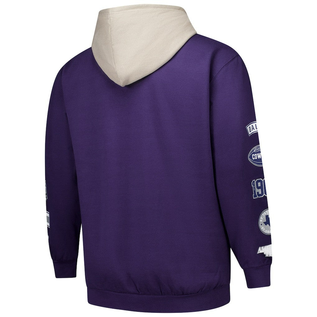 NFL Dallas Cowboys Big & Tall Patched Out Pullover Hoodie