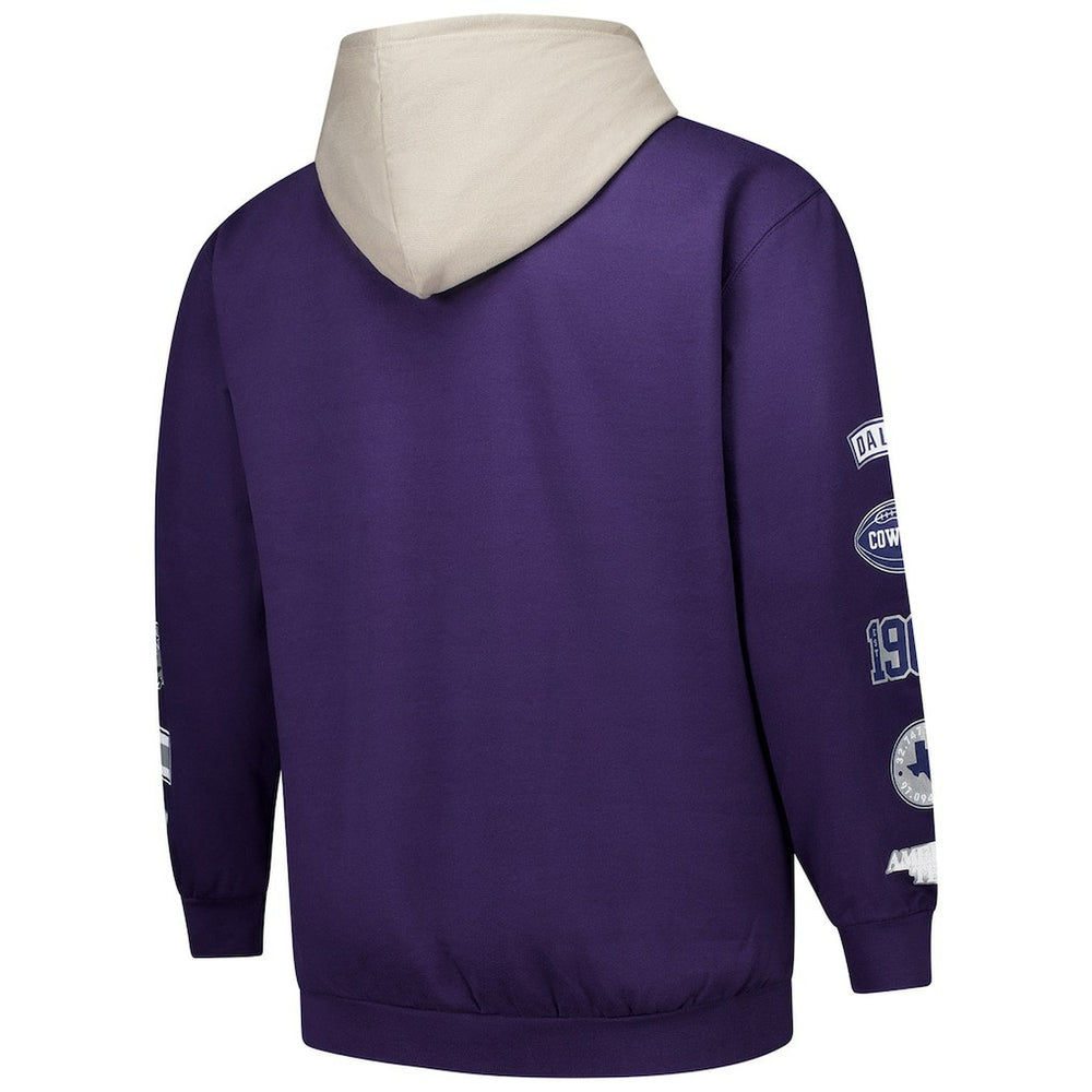 NFL Dallas Cowboys Big & Tall Patched Out Pullover Hoodie
