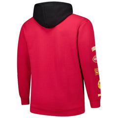 NFL San Francisco 49ers Big & Tall Patched Out Pullover Hoodie