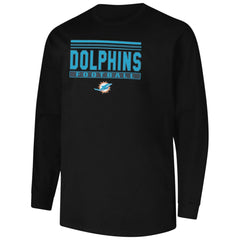 NFL Miami Dolphins Profile Big & Tall Pop Long Sleeve T-Shirt