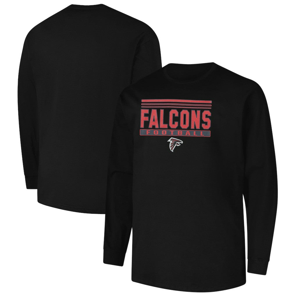 NFL Atlanta Falcons Profile Big & Tall Pop Long Sleeve T-Shirt