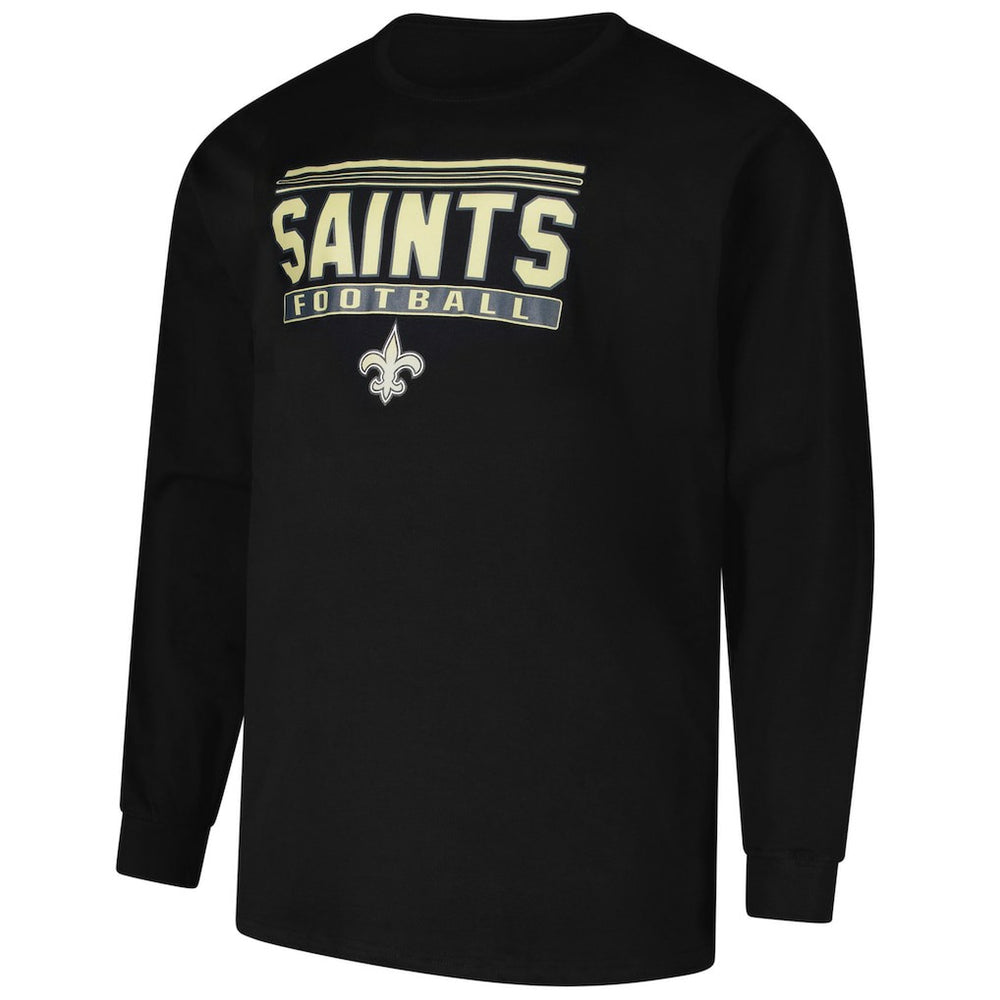 NFL New Orleans Saints Profile Big & Tall Pop Long Sleeve T-Shirt