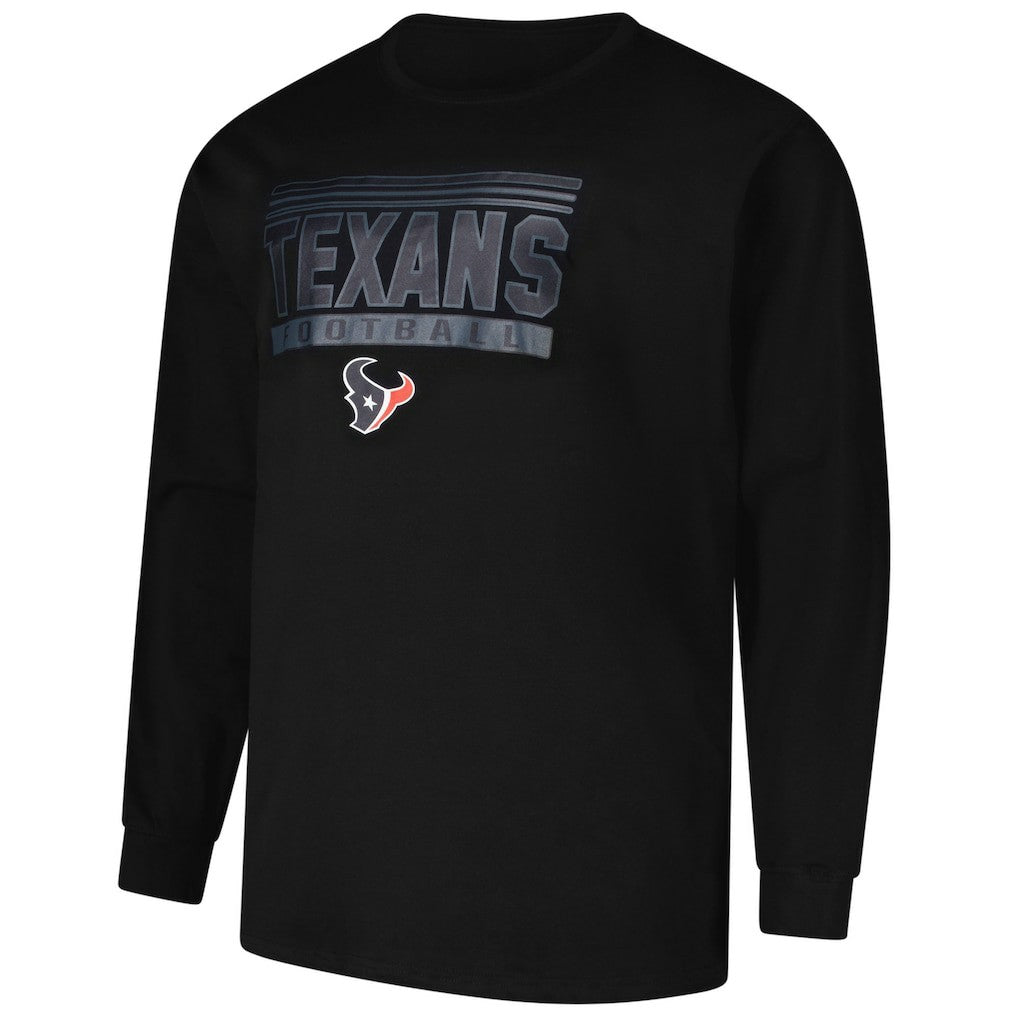 NFL Houston Texans Profile Big & Tall Pop Long Sleeve T-Shirt