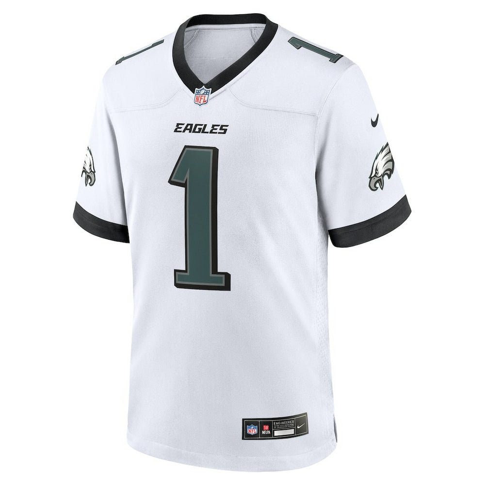 NFL Philadelphia Eagles Jalen Hurts  White Game Jersey