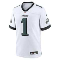 NFL Philadelphia Eagles Jalen Hurts  White Game Jersey