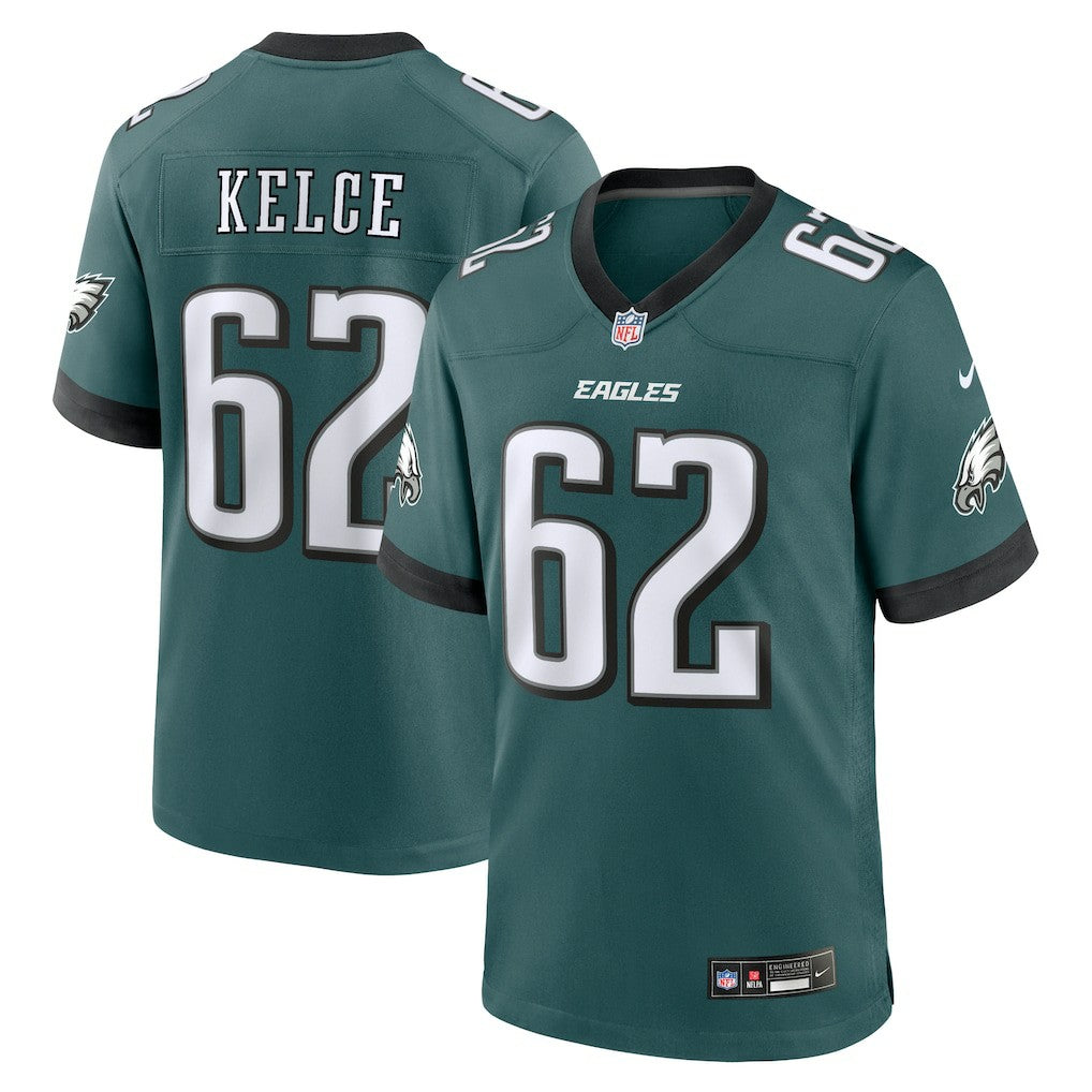NFL Philadelphia Eagles Jason Kelce  Team Game Jersey