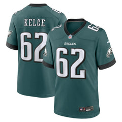 NFL Philadelphia Eagles Jason Kelce  Team Game Jersey