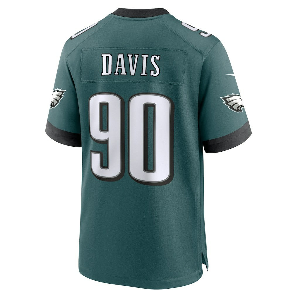 NFL Philadelphia Eagles Jordan Davis  Team Game Jersey
