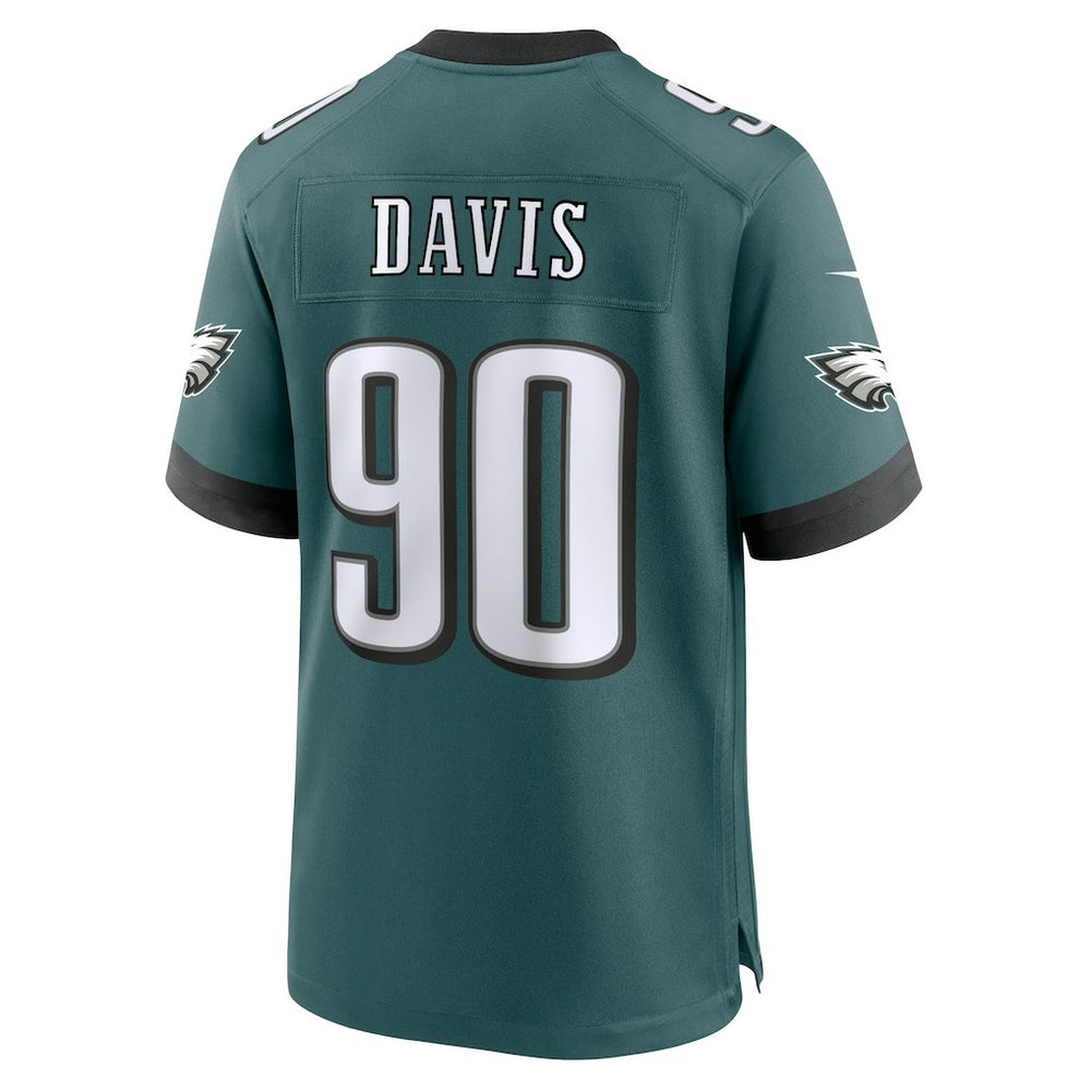 NFL Philadelphia Eagles Jordan Davis  Team Game Jersey