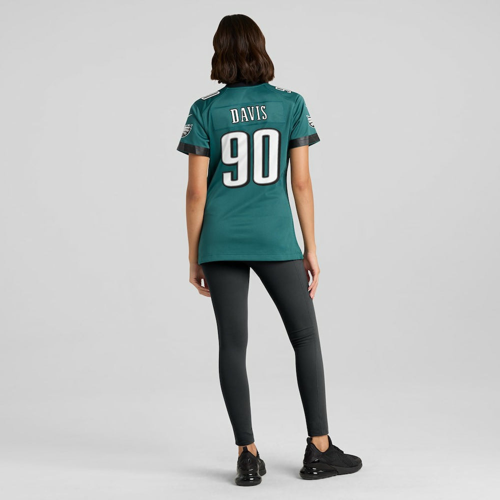 NFL Philadelphia Eagles Jordan Davis  Women's Team Game Jersey