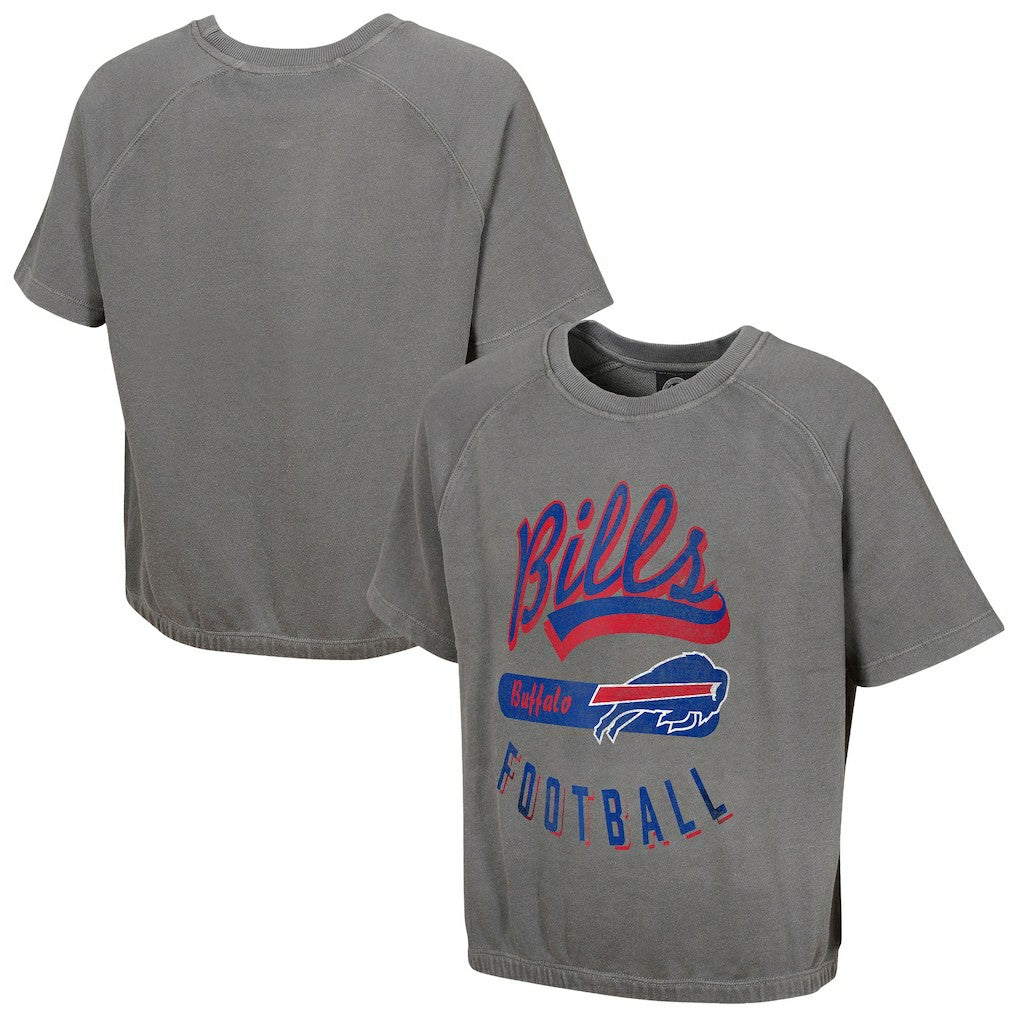 NFL Buffalo Bills Women's Mineral Wash Short Sleeve Top