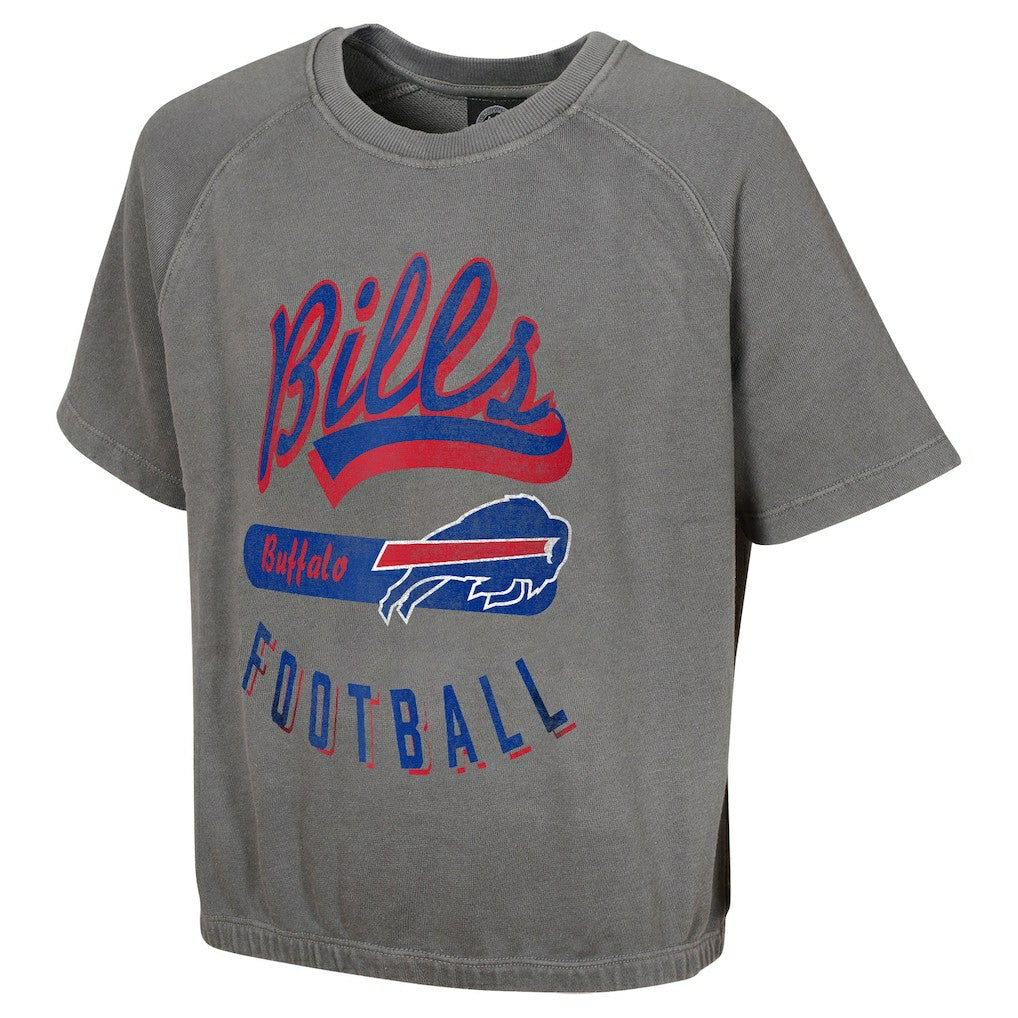 NFL Buffalo Bills Women's Mineral Wash Short Sleeve Top