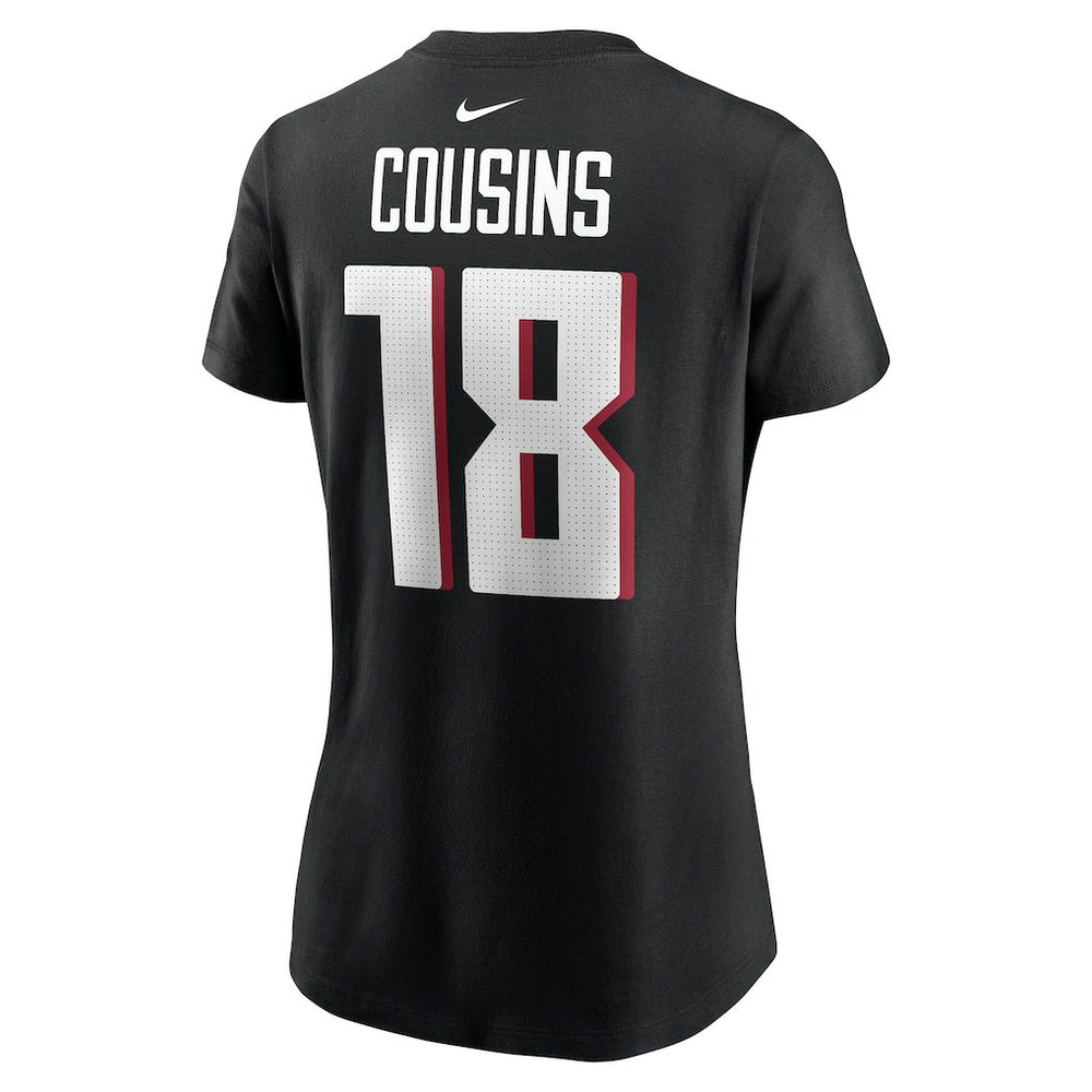 NFL Atlanta Falcons Kirk Cousins  Women's Player Name & Number T-Shirt
