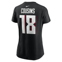 NFL Atlanta Falcons Kirk Cousins  Women's Player Name & Number T-Shirt