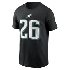 NFL Philadelphia Eagles Saquon Barkley  Player Name & Number T-Shirt