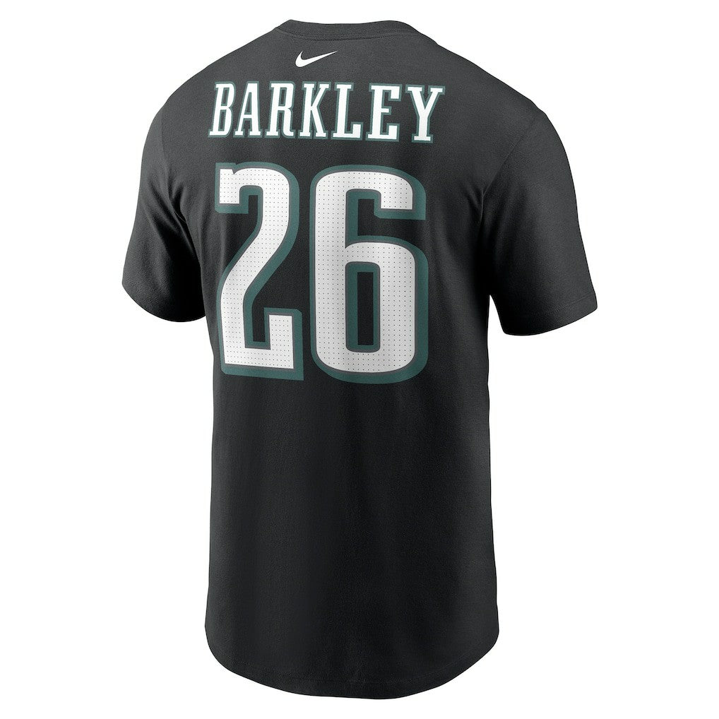 NFL Philadelphia Eagles Saquon Barkley  Player Name & Number T-Shirt