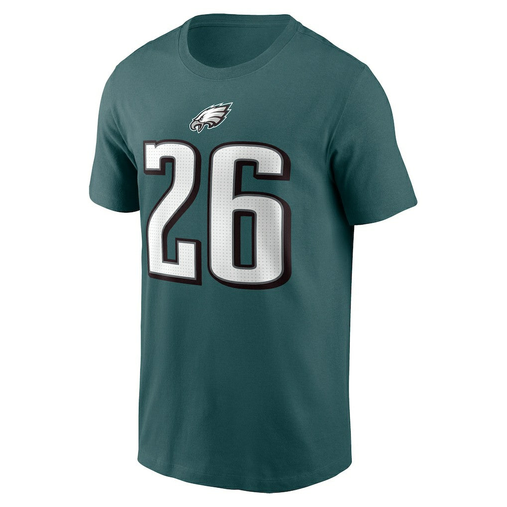 NFL Philadelphia Eagles Saquon Barkley  Player Name & Number T-Shirt