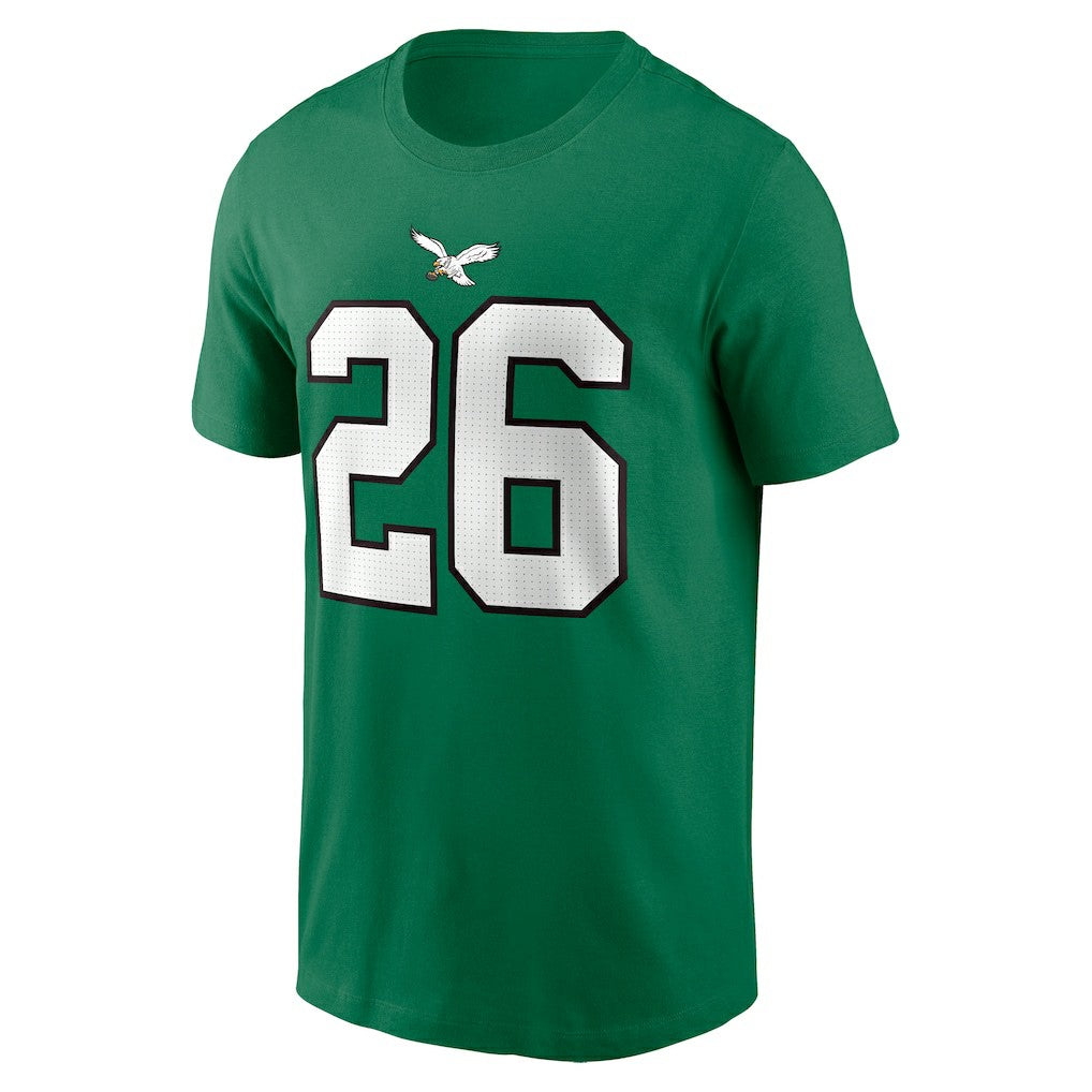 NFL Philadelphia Eagles Saquon Barkley  Player Name & Number T-Shirt