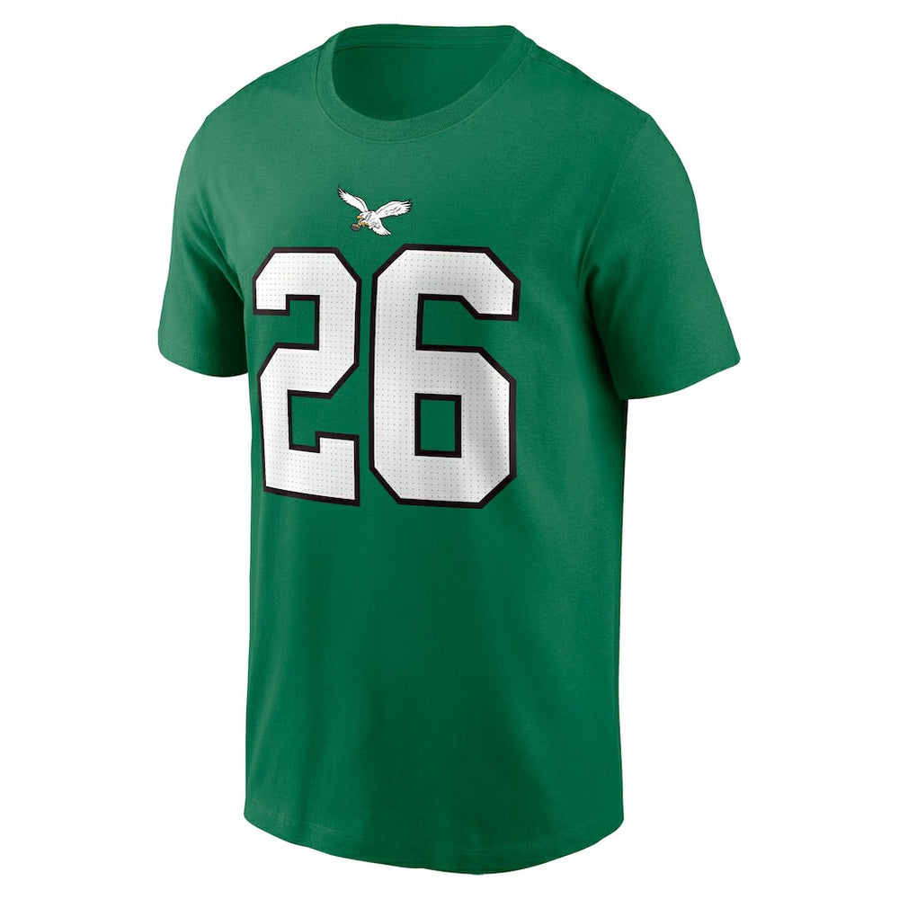 NFL Philadelphia Eagles Saquon Barkley  Player Name & Number T-Shirt