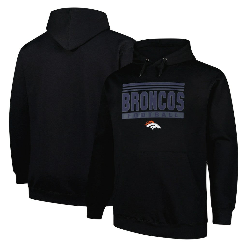 NFL Denver Broncos Big & Tall Pop Pullover Hoodie