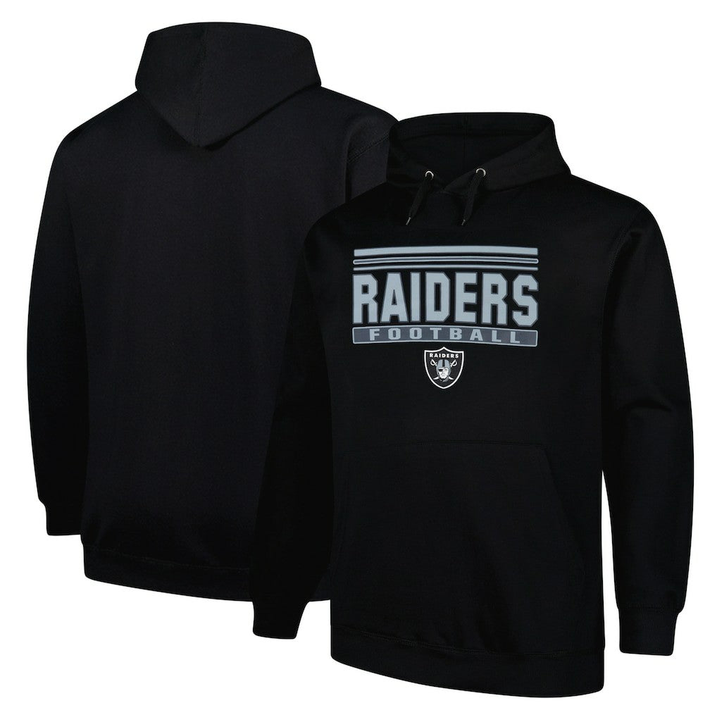 NFL Las Vegas Raiders Big & Tall Pop Pullover Hoodie