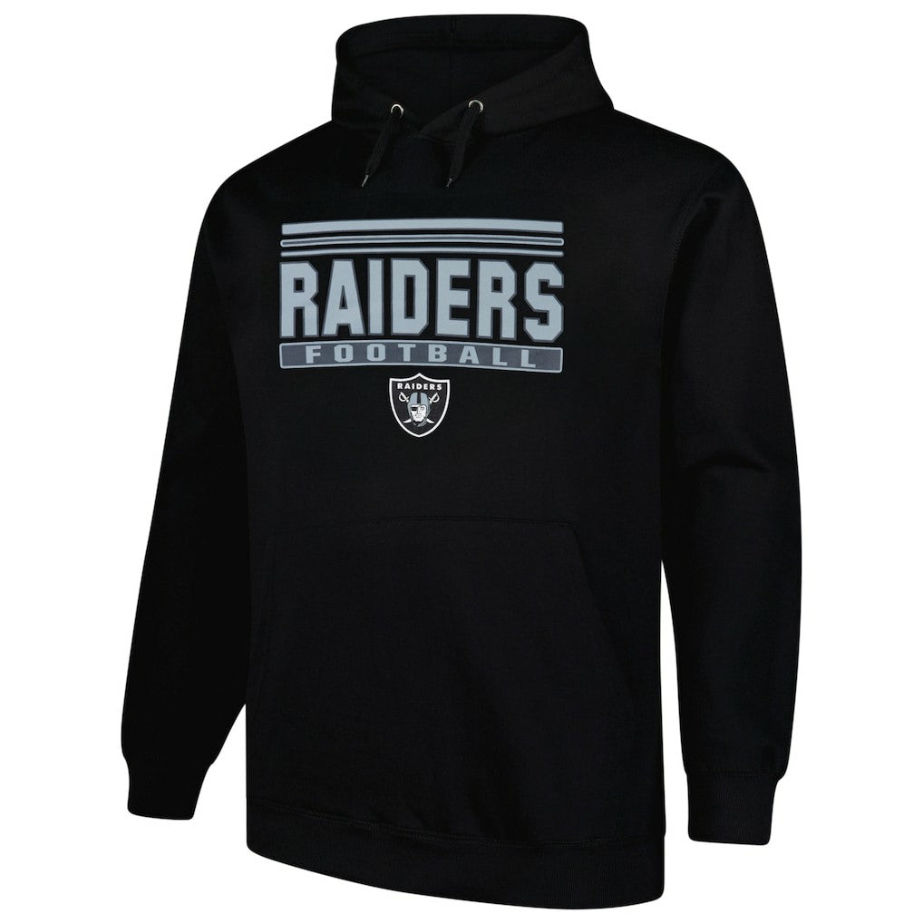 NFL Las Vegas Raiders Big & Tall Pop Pullover Hoodie