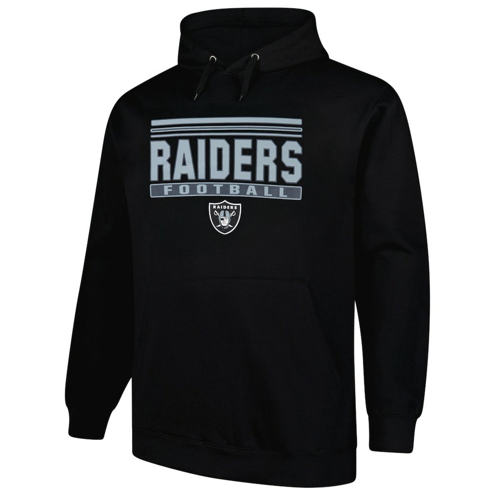 NFL Las Vegas Raiders Big & Tall Pop Pullover Hoodie