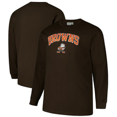 NFL Cleveland Browns Big & Tall Throwback Thermal Long Sleeve T-Shirt