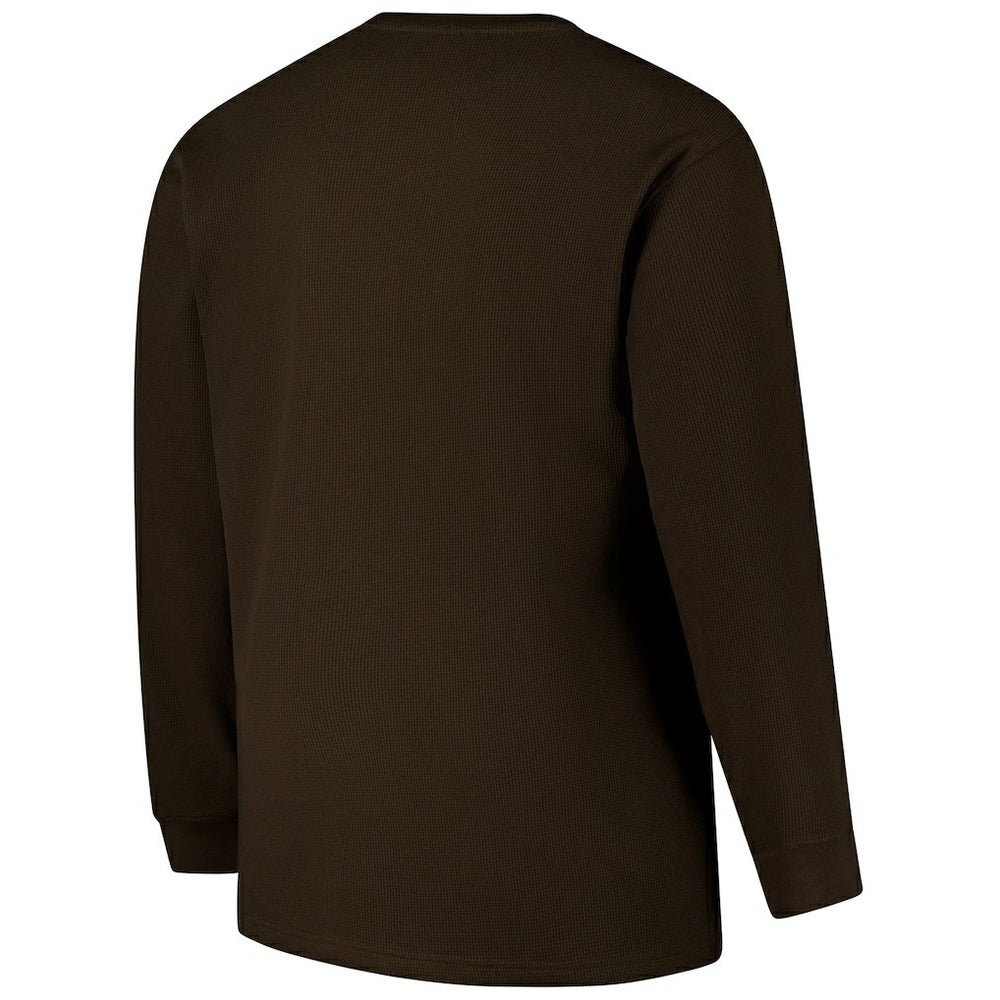 NFL Cleveland Browns Big & Tall Throwback Thermal Long Sleeve T-Shirt