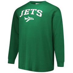 NFL New York Jets Big & Tall Throwback Thermal Long Sleeve T-Shirt