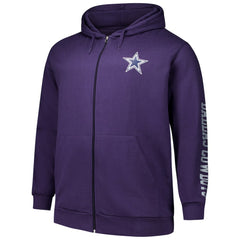 NFL Dallas Cowboys Big & Tall Sleeve Hit Full-Zip Hoodie