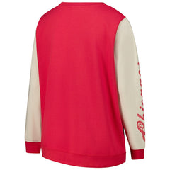 Chicago Bulls '47 Women's Plus Size Oversized Rise Andie Pullover Sweatshirt - Red | 47 brand for sale