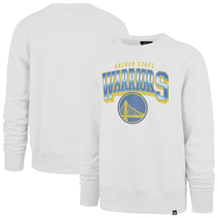 Golden State Warriors '47 Big & Tall Spotlight Headline Pullover Sweatshirt sale - Cream | 47 brand for sale