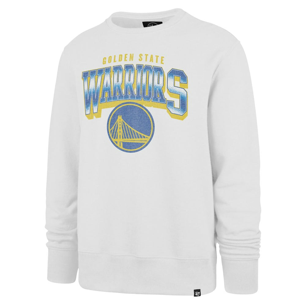 Golden State Warriors '47 Big & Tall Spotlight Headline Pullover Sweatshirt sale - Cream | 47 brand for sale